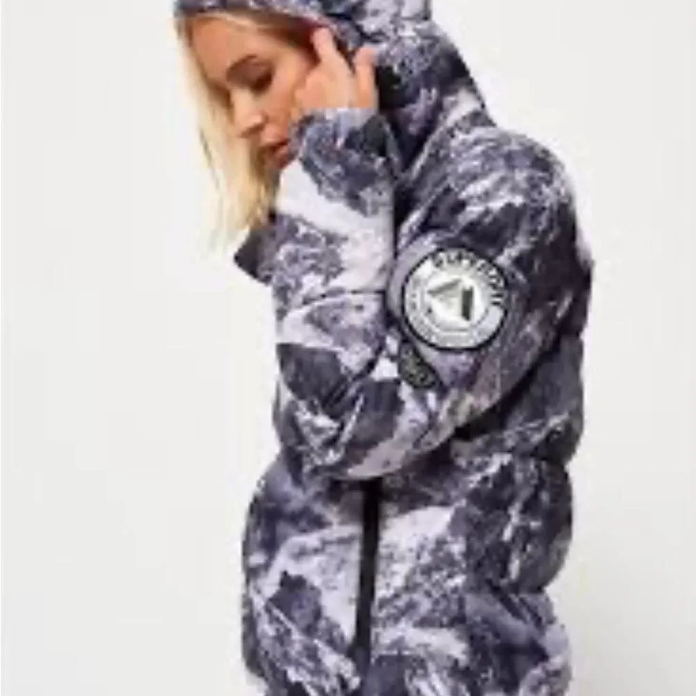 SUPERDRY Mountain Master Camouflage Hoodie Jacket Women Size S